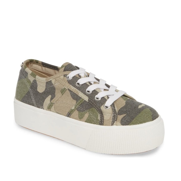 Steve Madden Shoes - Steve Madden Emmi Platform Canvas Sneakers